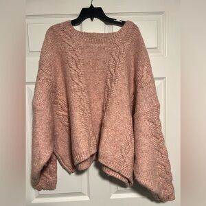 Plus size cable sweater (size 30/32)